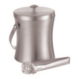 American Metalcraft S/S 34 Oz. Double Wall Ice Bucket with Tongs