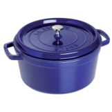 Staub USA Dark Blue 9 Qt. Round Cocotte