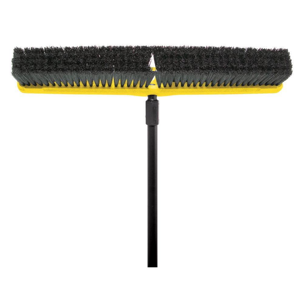 Rubbermaid Black Poly Bristle 24" Medium Floor Sweep