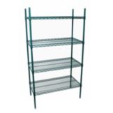 Johnson-Rose Epoxy 18" x 36" x 72" Shelving Kit
