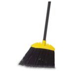 Rubbermaid Jumbo Black Smooth Sweep Angle Broom w/ Metal Handle
