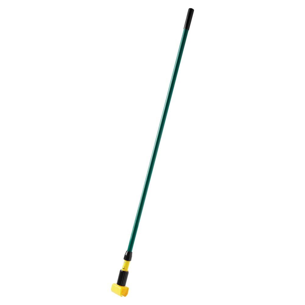 Rubbermaid Gripper Clamp Head Green Fiberglass 60" Wet Mop Handle