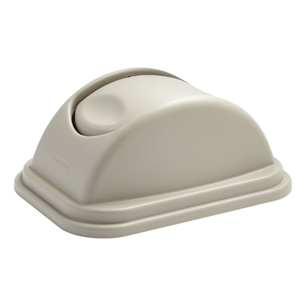 Rubbermaid Untouchable&reg; Beige Top for 2957 Wastebasket