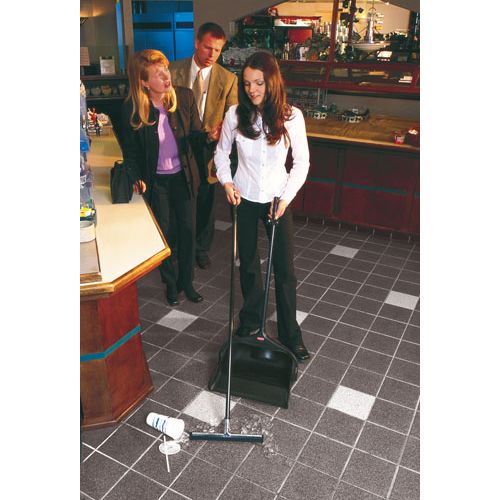 Rubbermaid Lobby Pro&reg; Black 50" Wet / Dry Cleaning Wand