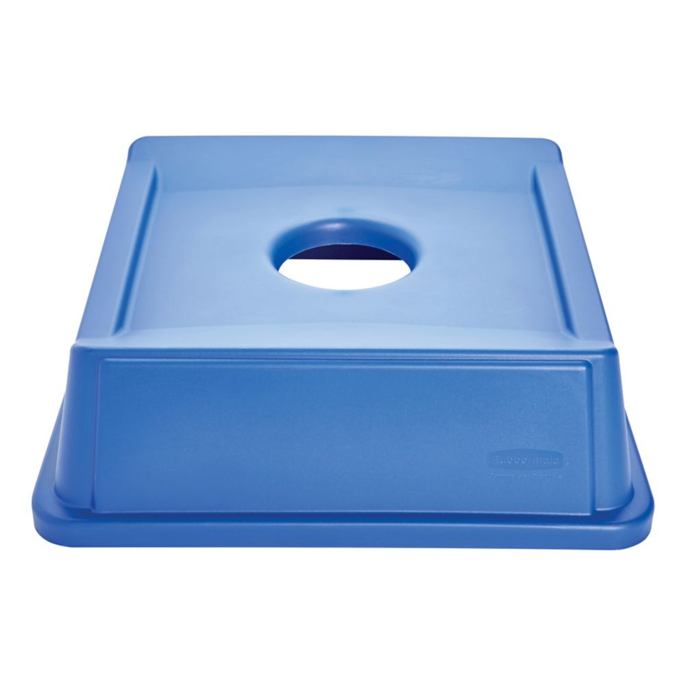 Rubbermaid Untouchable&reg; Blue Bottle / Can Recycling Top