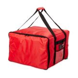 Rubbermaid PROSERVE&reg; Large Red Pizza / Sandwich Delivery Bag