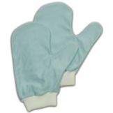 Rubbermaid HYGEN&trade; Blue Microfiber Glass / Mirror Mitt w/ Thumb