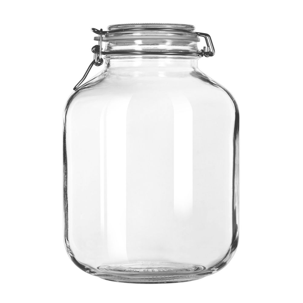 Libbey® 17214624 Infusion 143.75 Ounce Glass Jar with Lid - 6 / CS