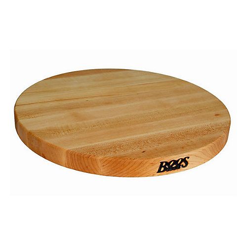 2 Maple Boards John Boos R18-2 Maple 18" Reversible Round Cutting Board