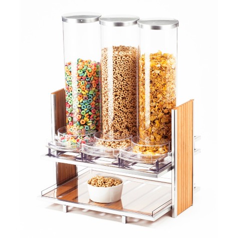 Cal-Mil 1499 (3) Compartment Eco Modern Cereal Dispenser | Wasserstrom Cal-Mil 1499 (3) Compartment Eco Modern Cereal Dispenser | Wasserstrom