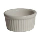 Tuxton&reg; 3-1/2 Oz. White Fluted Ramekin