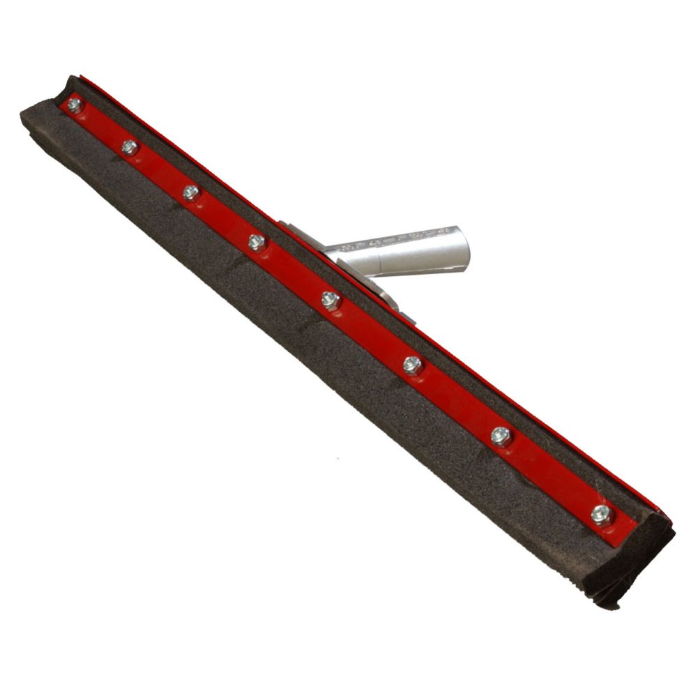 Carlisle Steel/Black, 30" Straight Double Foam Floor Squeegee