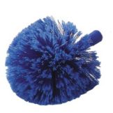Carlisle Flo-Pac&reg; Soft-Flagged Round Feather Duster, Blue, 9"