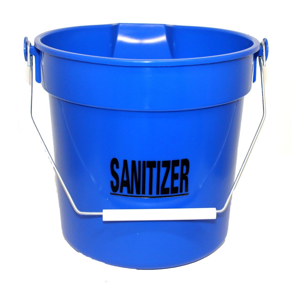 SYR International 950059-YUM 10 Liter Blue Sanitizer Bucket