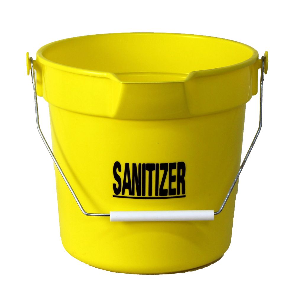 SYR International 950056-YUM 10 Liter Yellow Sanitizer Bucket