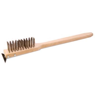 Wire 14" Brush w/ Scraper