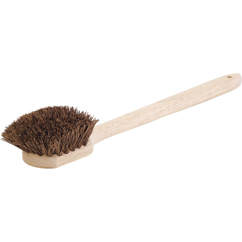 Carlisle Sparta&reg; Scrub Brush w/ Stiff Palmyra Bristles, 20"