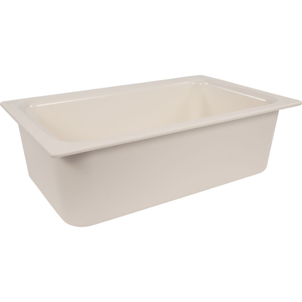 Carlisle&reg; Coldmaster Deep Full-Size Coldpan, White, 15 Qt