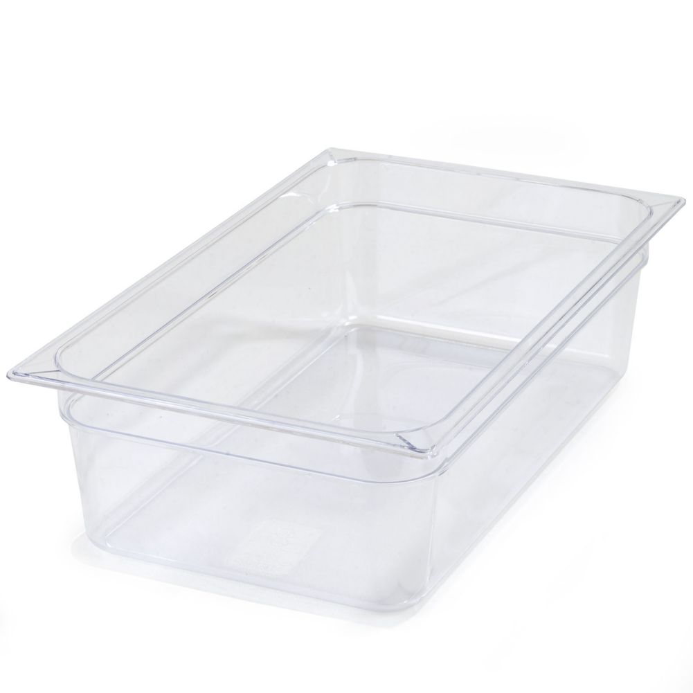 Full Size Food Pan, Clear, 6" Deep
