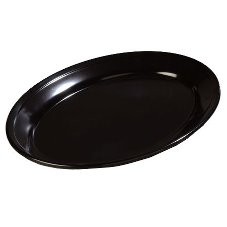 Carlisle&reg; Dallas Ware&reg; 12" Oval Platter in Black