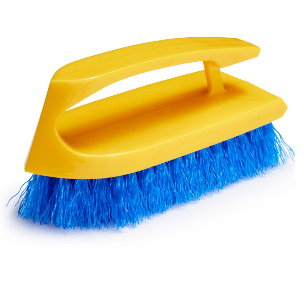 Rubbermaid Iron Handle Cobalt 6" Scrub Brush