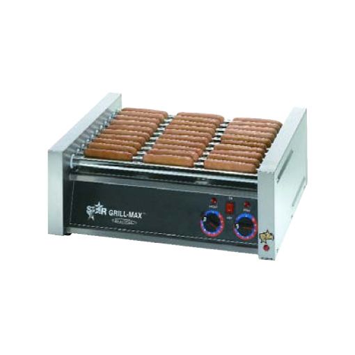 Star&reg; Mfg Grill-Max&reg; 50-Hot Dog Flat Roller Grill