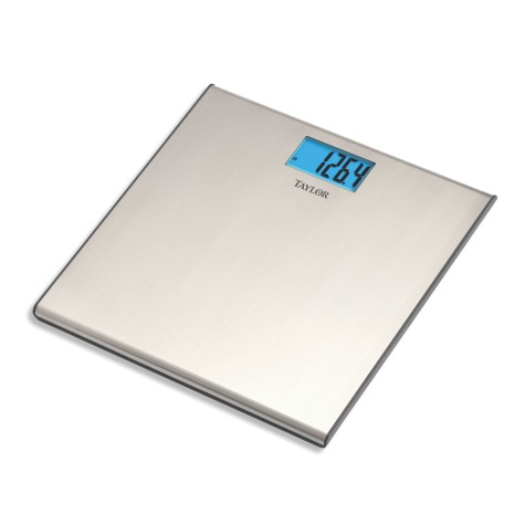 Taylor Digital Textured Stainless Steel 7413W Bathroom Scale Review -  Consumer Reports