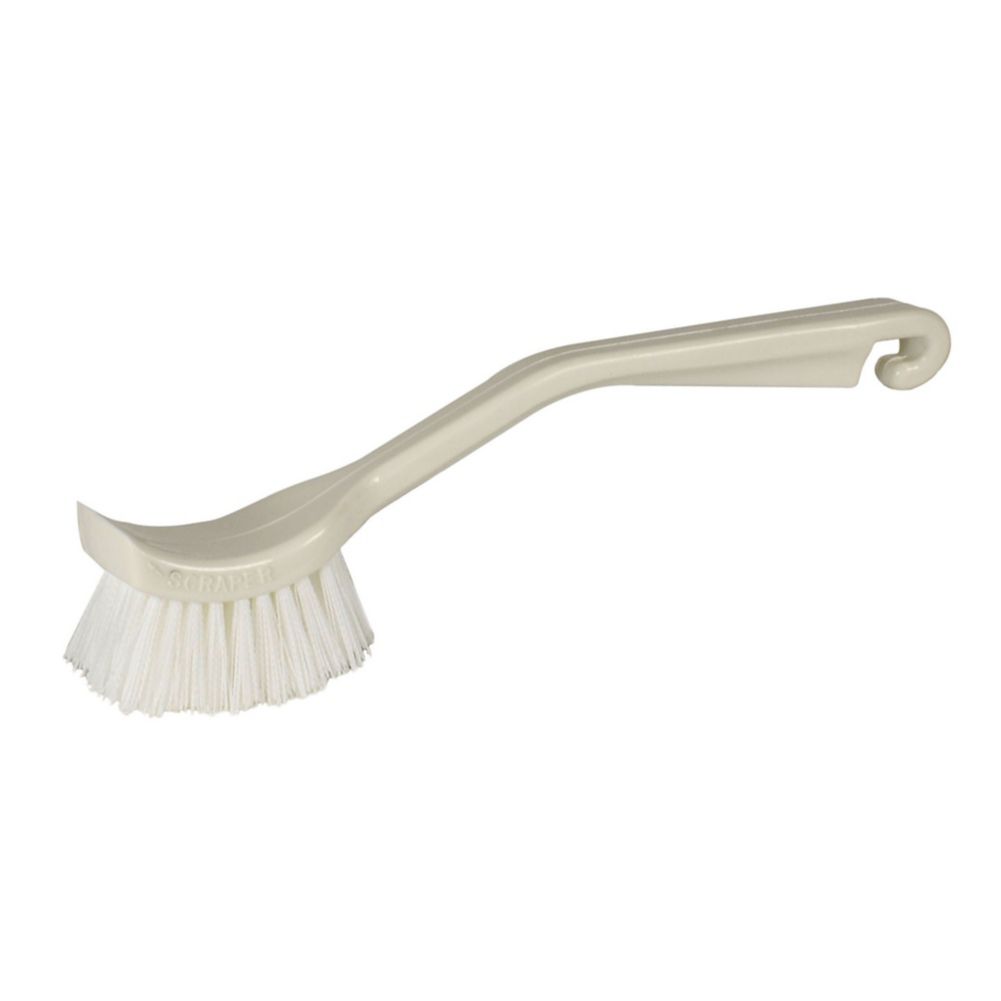 Rubbermaid White 9" Kitchen Brush w/ Scraper
