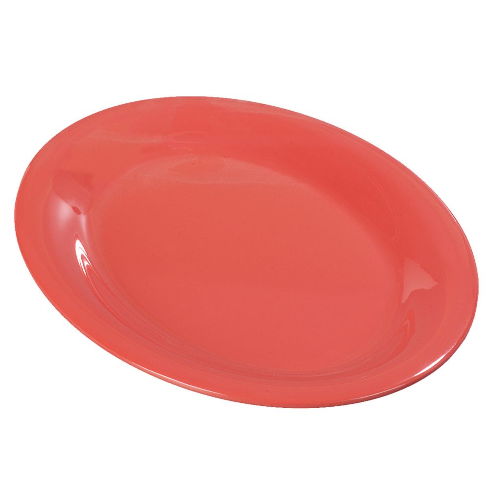 Carlisle&reg; Durus&reg; 12" x 9" Sunset Orange Oval Platter