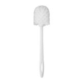 Rubbermaid White Poly Fill Plastic Handle 15" Toilet Brush