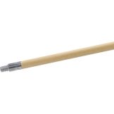 Carlisle Flo-Pac&reg; Wooden Handle w/ Metal Tip, 60"