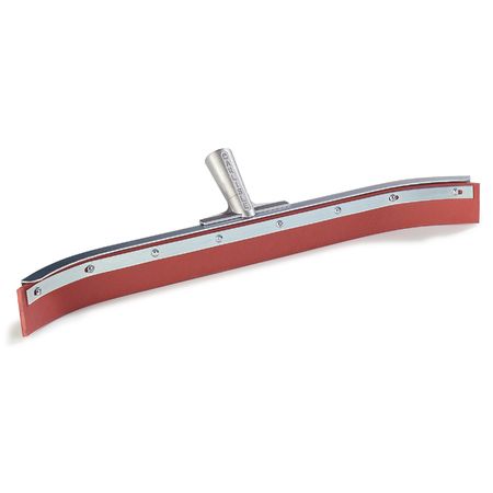 Carlisle Red, 24" Curved Steel Gum Rubber Floor Squeegee