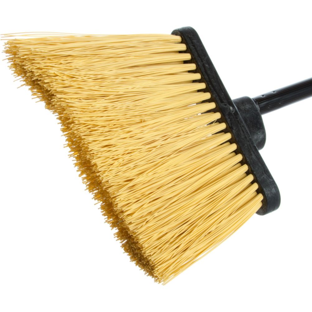 Duo-Sweep&reg; Medium Duty Angle Broom, Black, 56"