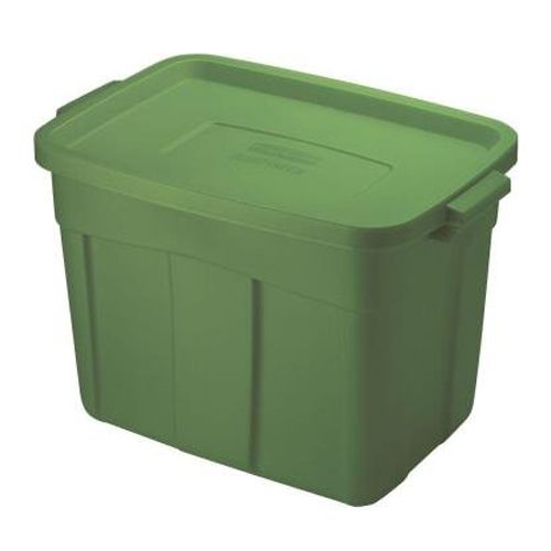 Rubbermaid 1823619 Green Roughneck 18 Gallon Tote | Wasserstrom