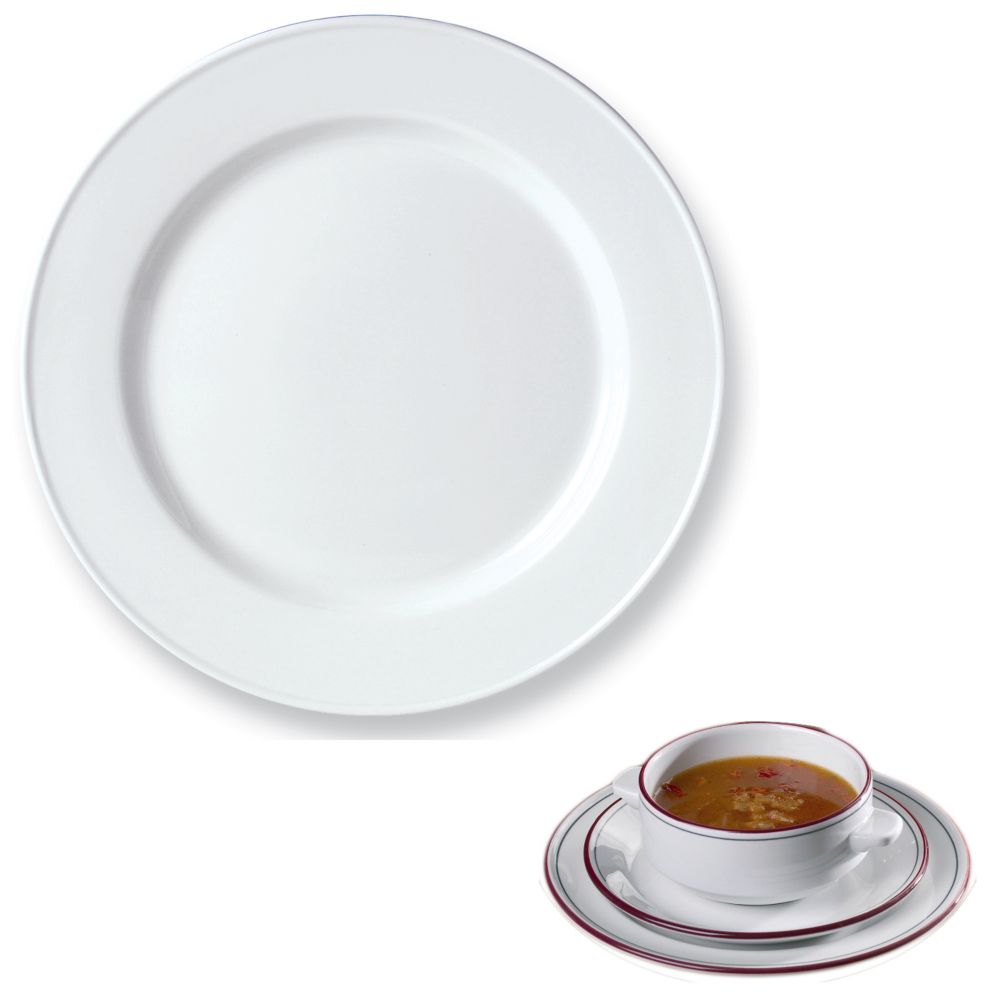 Steelite  Simplicity Cabernet 8" Slimline Plate