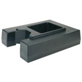 Cambro Camtainer&reg; Black Riser for 1000LCD and UC2000 Camtainers