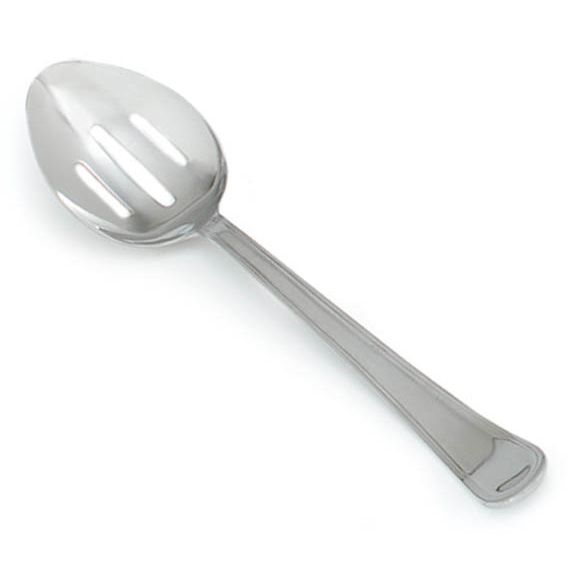 Carlisle Aria&trade; 12" Stainless Steel Slotted Serving Spoon