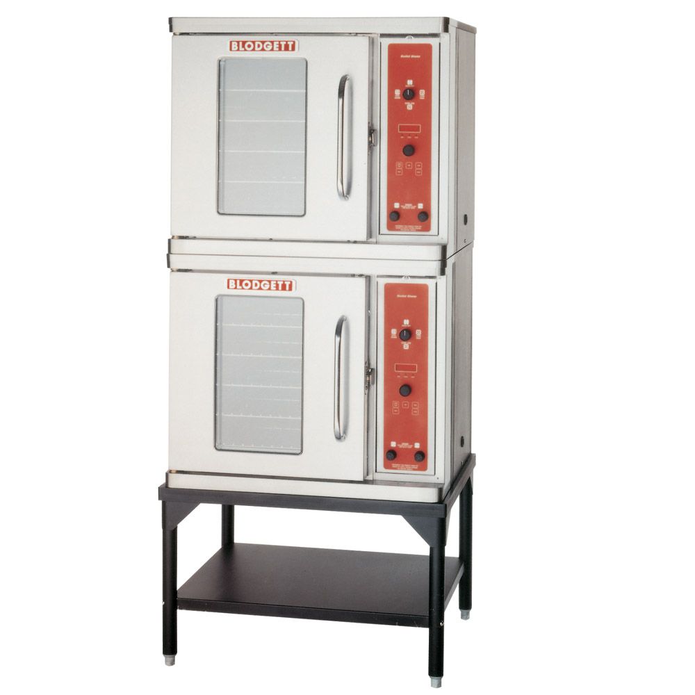 Blodgett Electric Convection Double Oven w/ Two Base Section and Stand