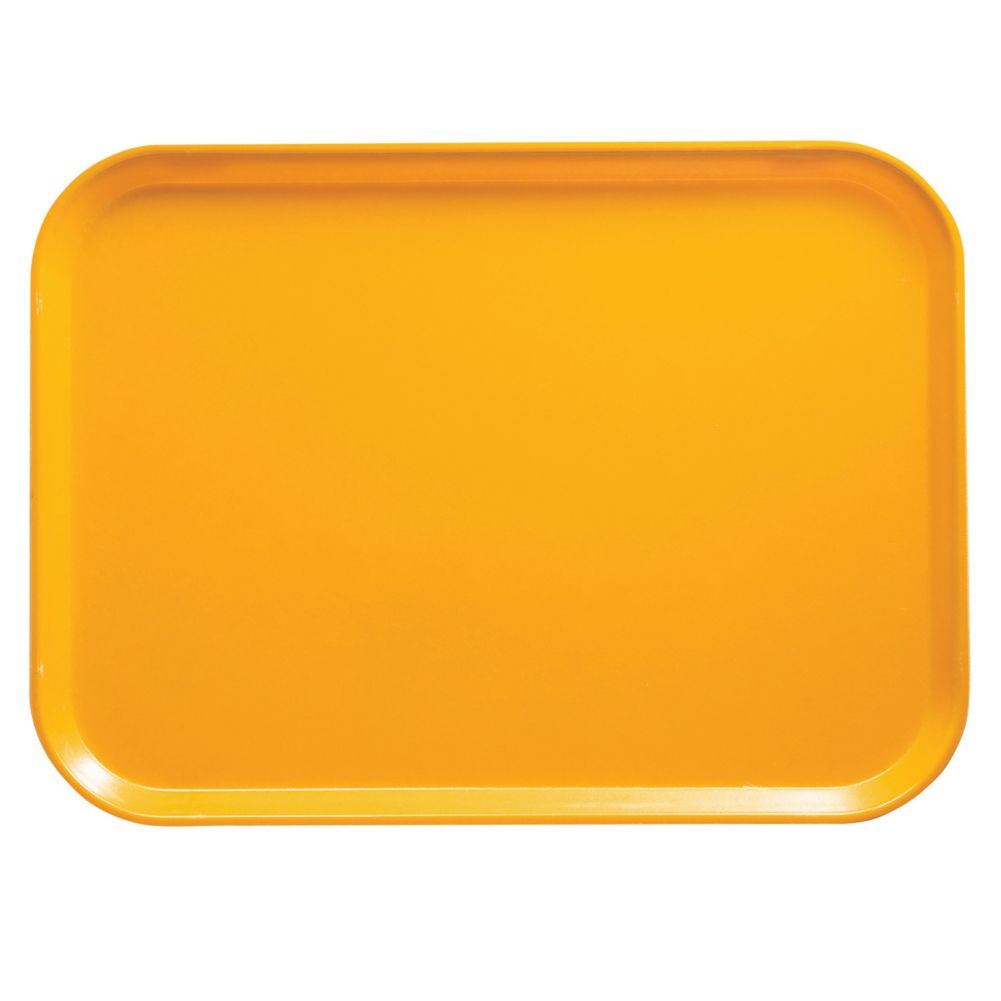 Cambro&reg; Mustard 20-3/4 in. x 25-9/16 in. Rectangle Camtray&reg;