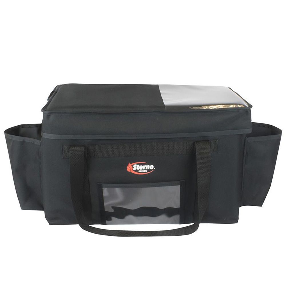 Sterno Products 70530 Black 13 x 22 x 14 Deluxe Insulated Food Carrier