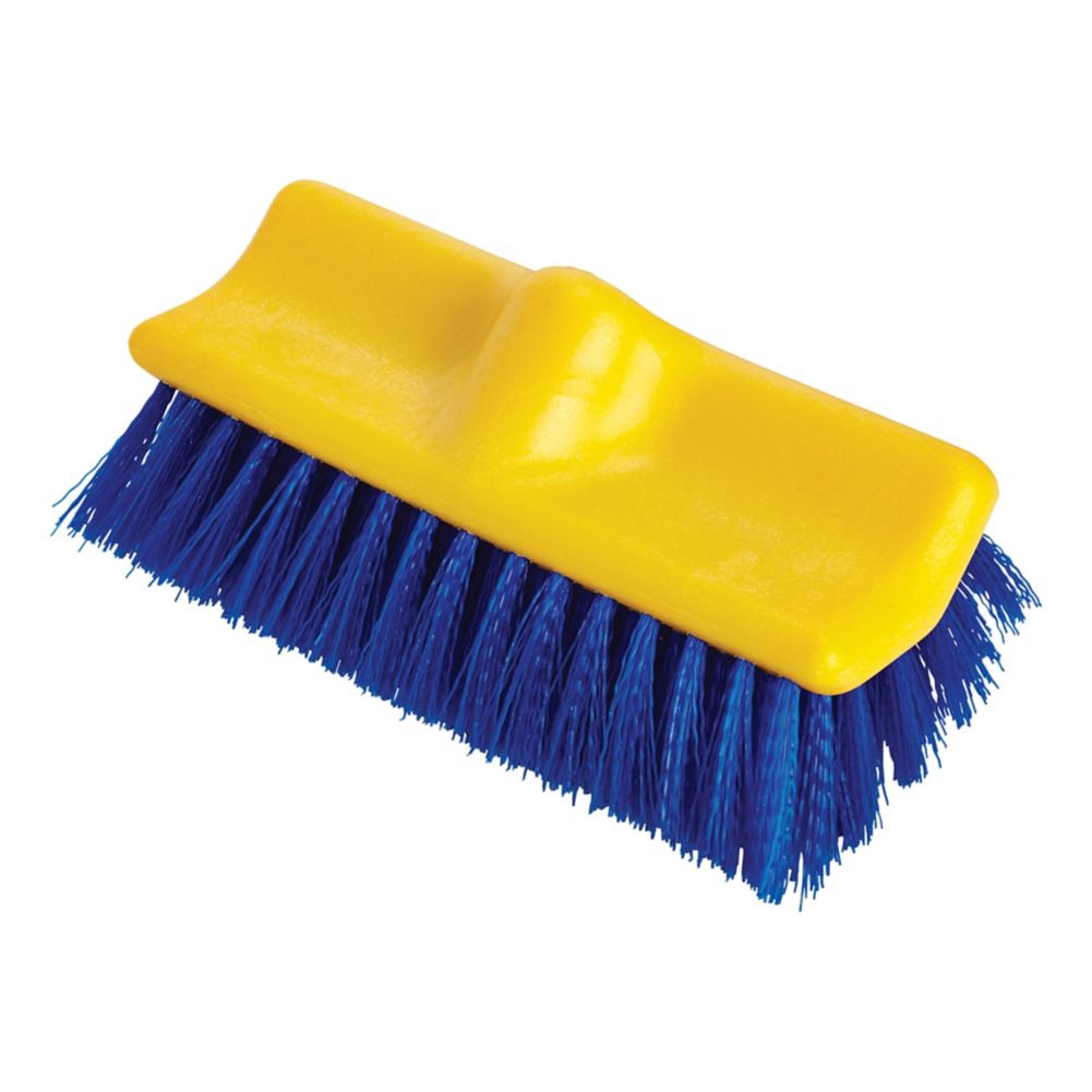 Rubbermaid Blue Poly Bi-Level 10" Floor Scrub Brush