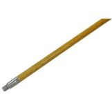 Rubbermaid Threaded Metal Tip Lacquered Wooden 60" Broom Handle