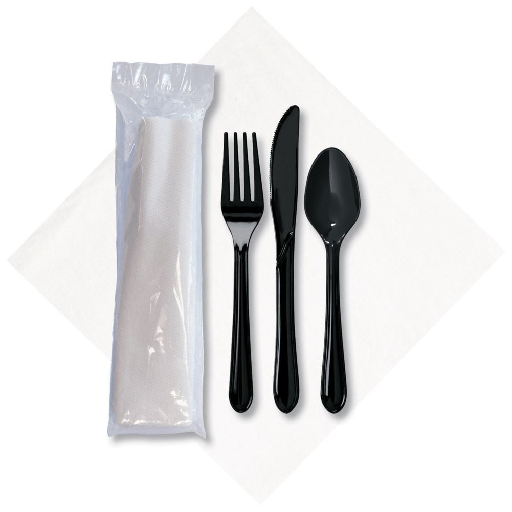 Hoffmaster 119999 Individually Packaged Cutlery Kit - 100 / CS