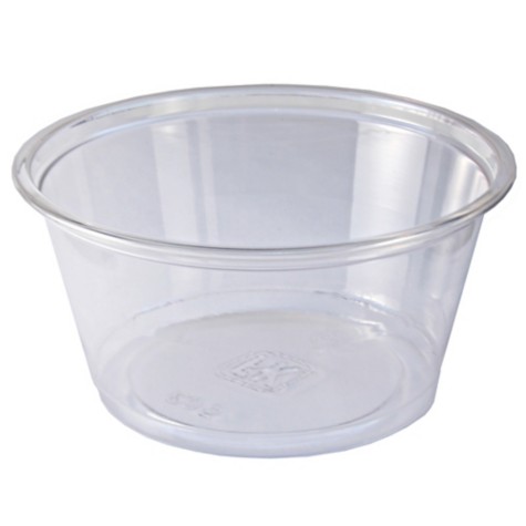 Fabri-Kal Microwavable Deli Containers, 8oz, Clear, 500/Carton