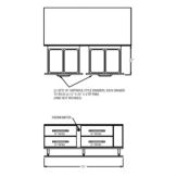 Randell 75" Refrigerated Equipment Stand w/ (4) 32" drawers
