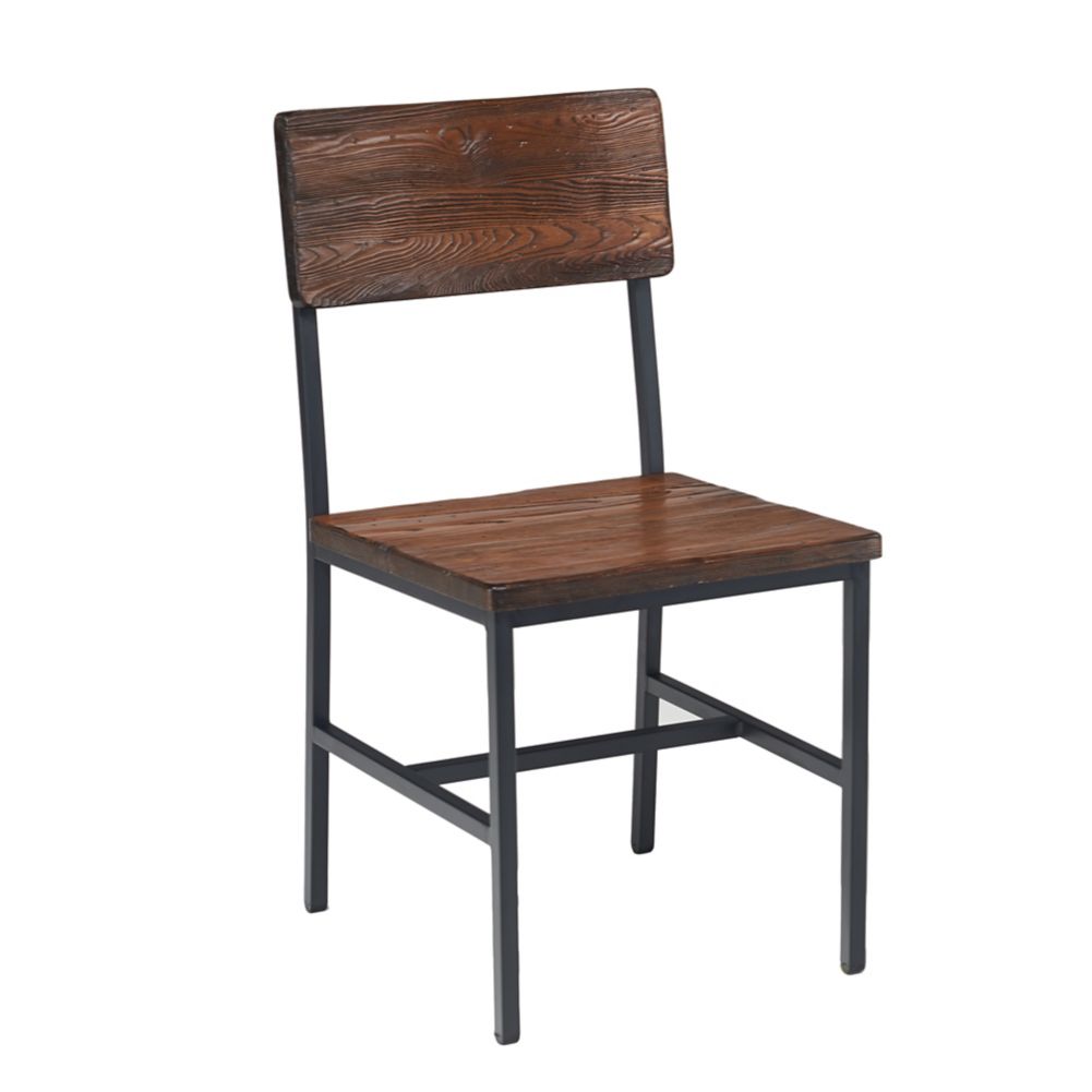 G & A 540 RA W Toledo Chair with Walnut Seat and Back