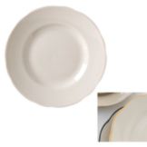 Vertex&reg; China California Black Line Scalloped 9-5/8" Plate