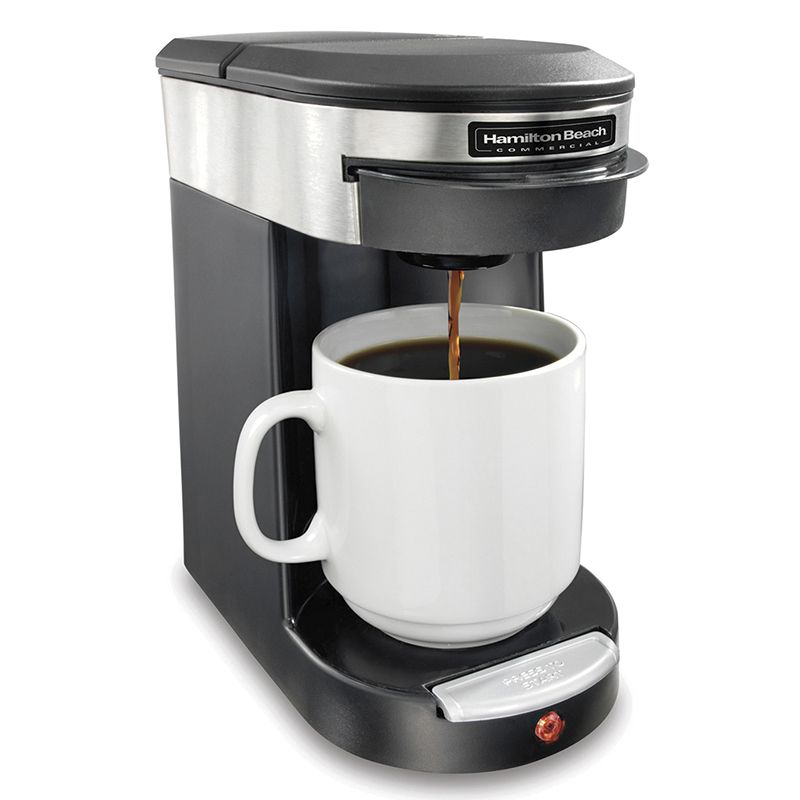 Hamilton Beach HDC200S-CA Deluxe Black / S/S 120V 1 Cup Coffee Maker |  Wasserstrom
