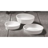 Diversified Ceramics Ultra White 9 oz Oval Baker