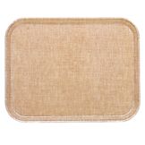 Cambro&reg; Linen Toffee 10-5/8" x 13-3/4" Camtray&reg;